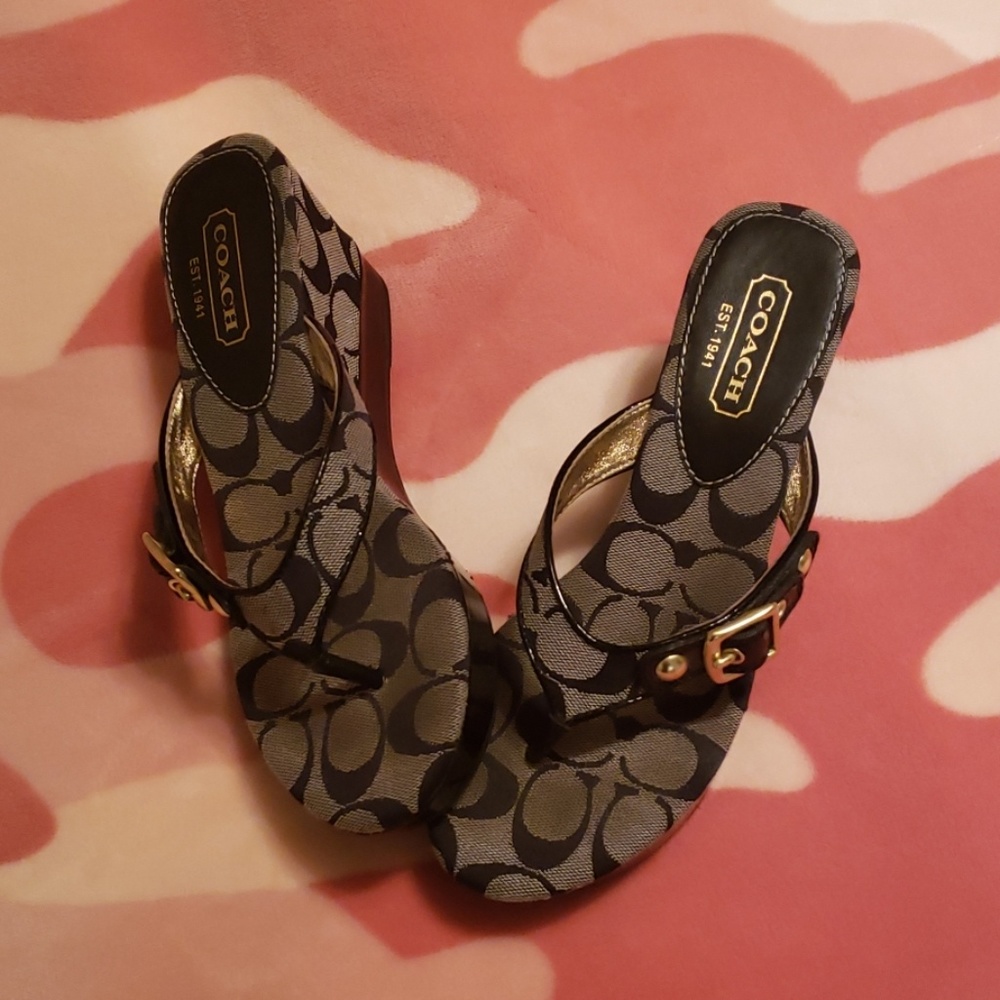Coach wedges